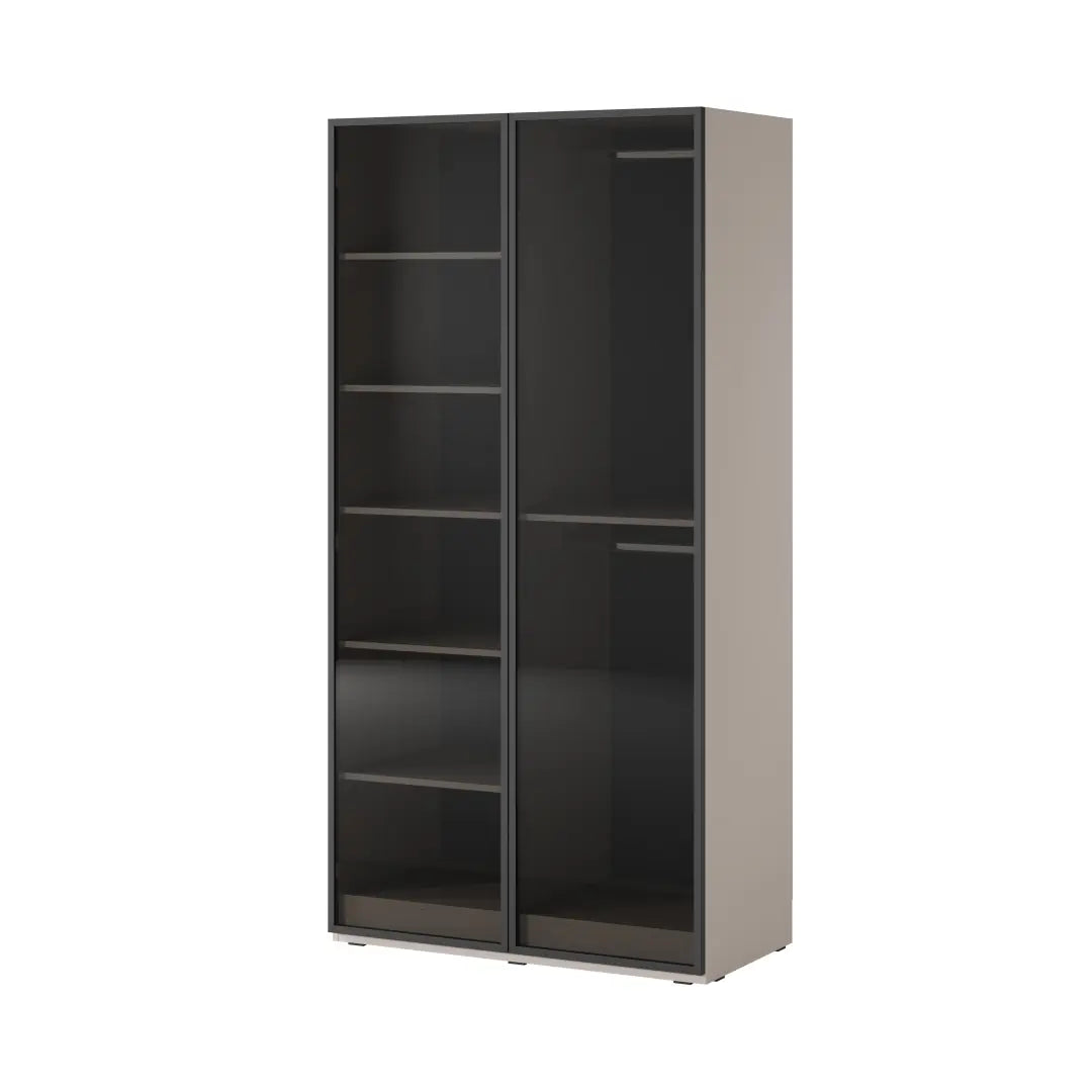 Lund Hinged Door Wardrobe 101cm [Anitsol]