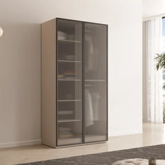 Lund Hinged Door Wardrobe 101cm [Flutes]