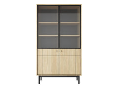 Japandi Tall Display Cabinet 104cm