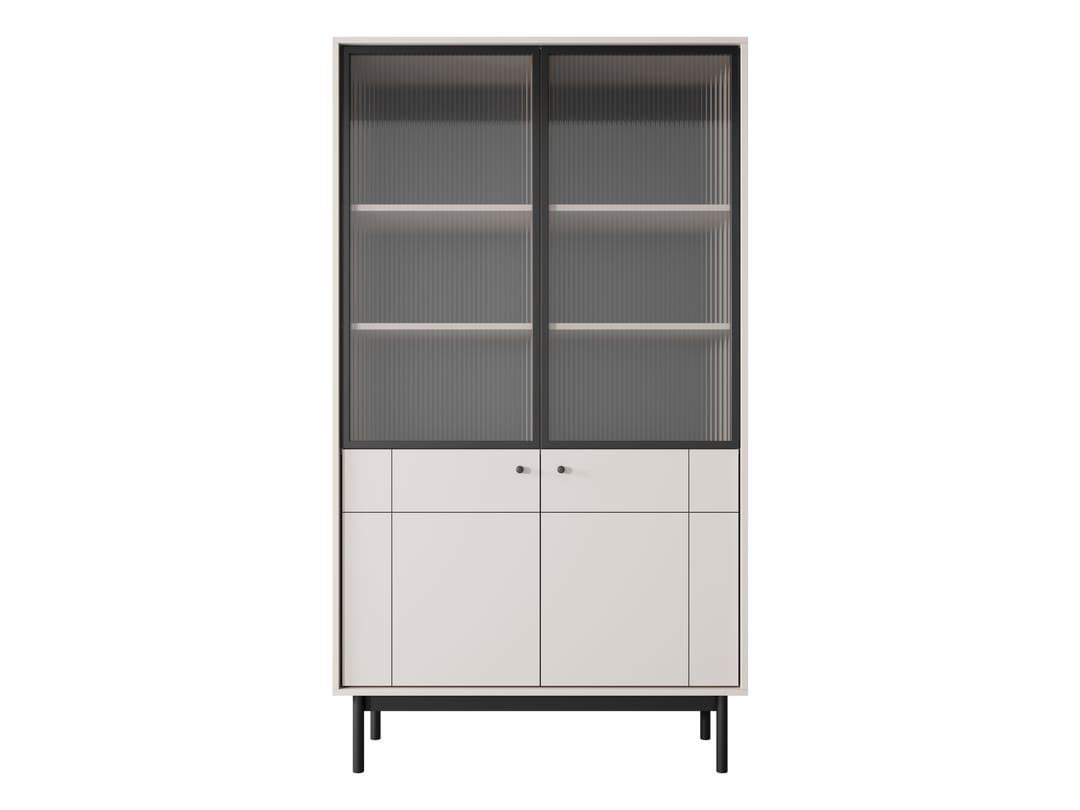 Japandi Tall Display Cabinet 104cm