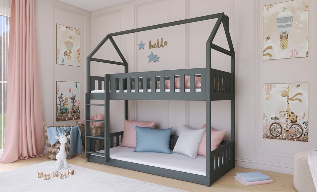 Wooden Bunk Bed Pola