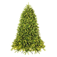 Pre-Lit Artificial Christmas Tree with 8 Lighting Modes and Foldable Metal Stand-6FT
