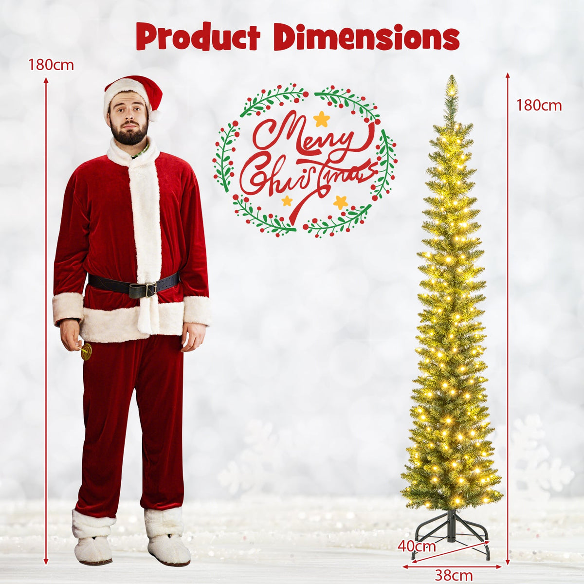 Pre-Lit Christmas Tree, image 4