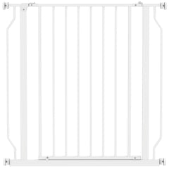 PawHut Extra Wide Dog Gate, with Door Pressure, for Doorways, Hallways, Staircases - White