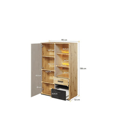 Qubic 05 Storage Cabinet 90cm with LED - product image 3