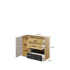 Qubic 07 Sideboard Cabinet 120cm - product image 3