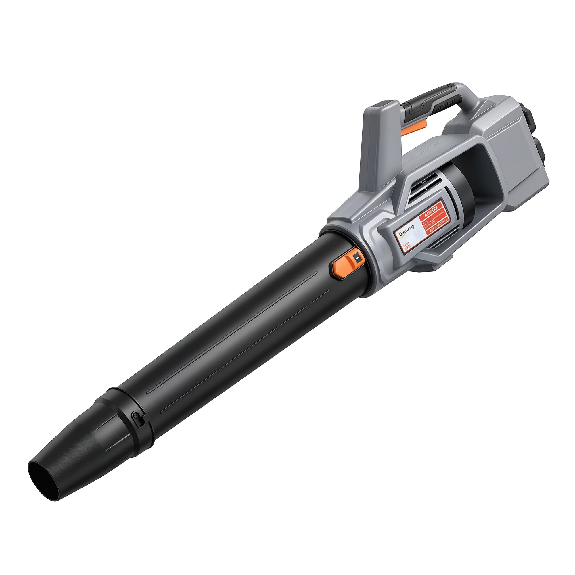 Outsunny Leaf Blower Cordless with 2 x 4000mAh Batteries & Charger, 36V Lightweight Garden Blower with 1000W Brushless Motor