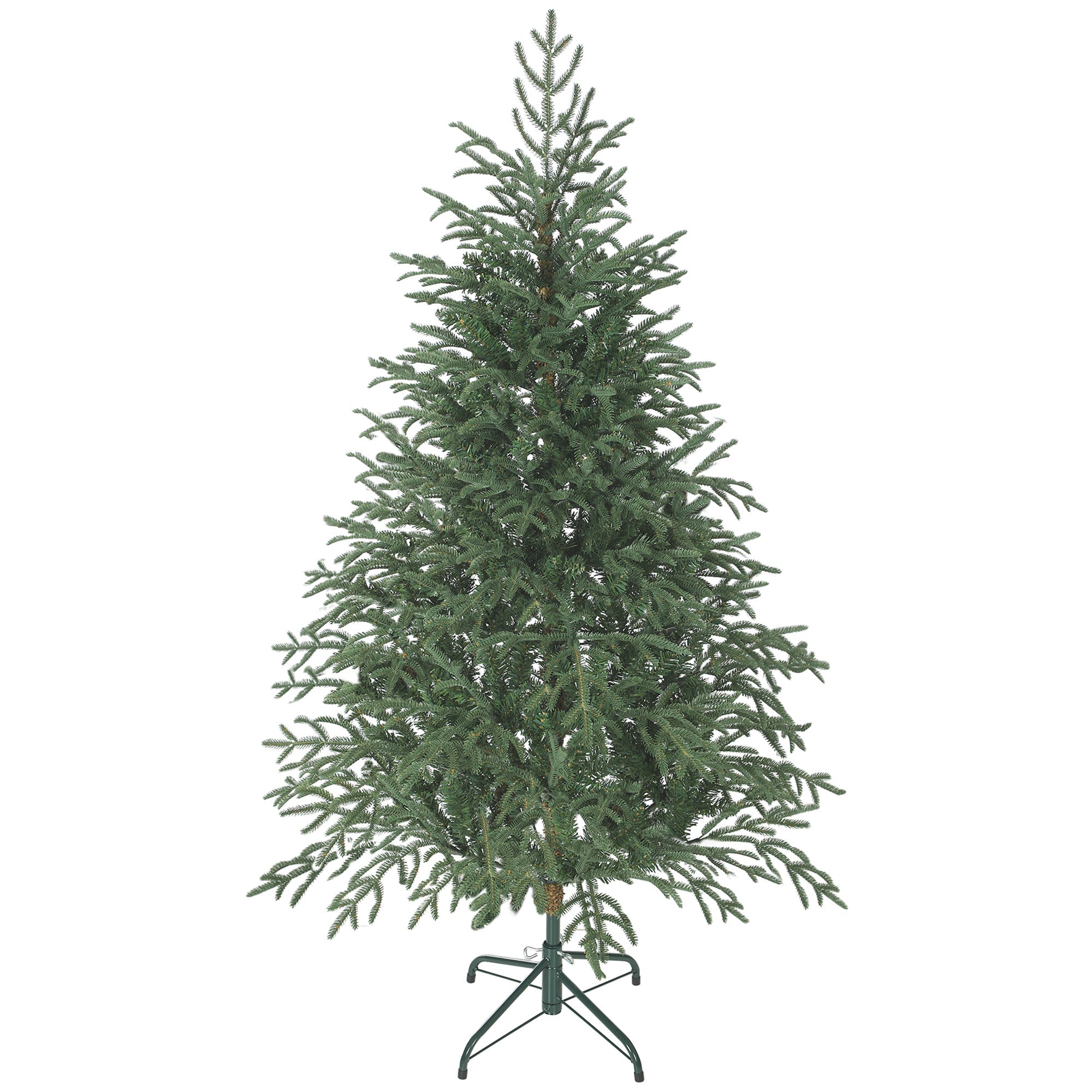 HOMCOM 5 ft Full Spruce Christmas Tree with Realistic Dense Tips, Easy Assembly - Green