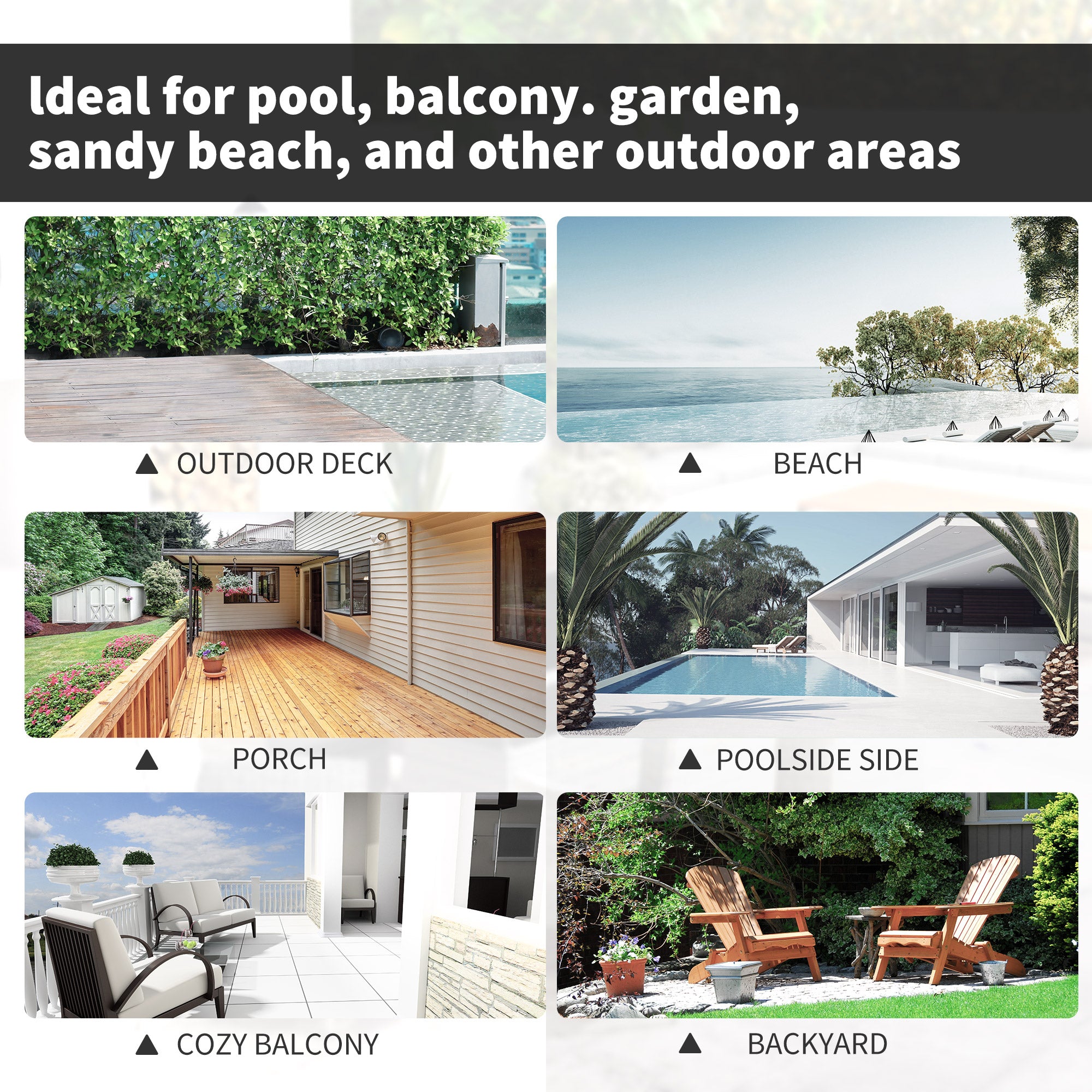 Outsunny 7-Piece Rattan Garden Furniture Set with Cushions, 6 Seater Garden Table and Chairs, Rattan Dining Set with 6 Armchairs, Rectangular Glass Top Table, Charcoal Grey