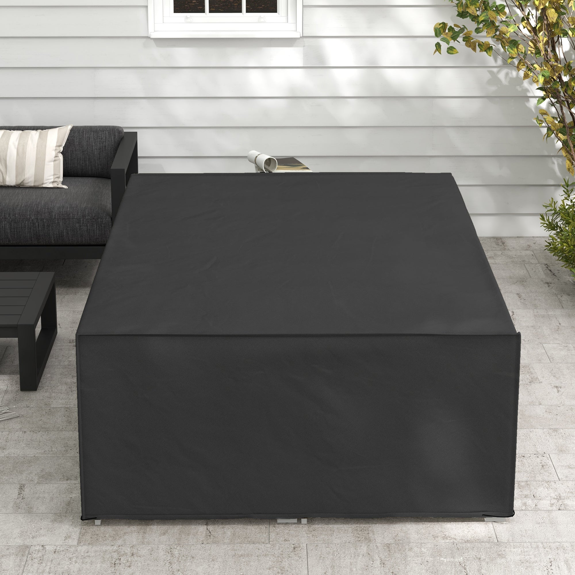 Outsunny 155 x 222cm Waterproof Furniture Cover - Black