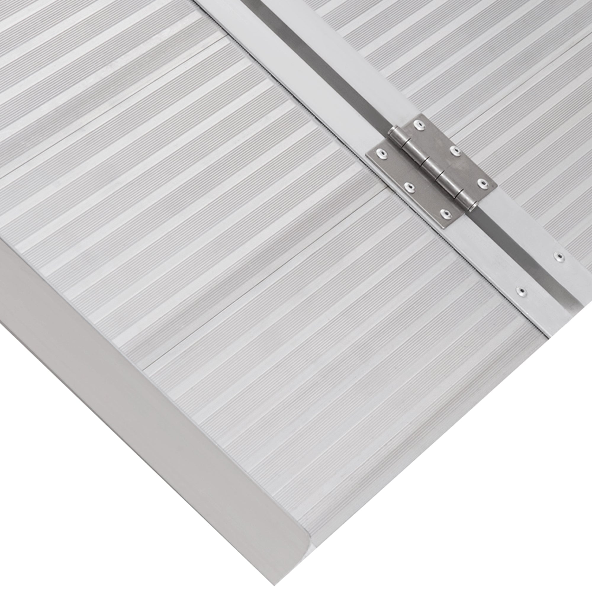 HOMCOM 4ft Folding Aluminum Wheelchair Ramp Scooter Portable Mobility Assist Suitcase Access Aid Disabled