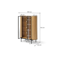 Rotto RT-10 Display Cabinet 107cm - product image 5