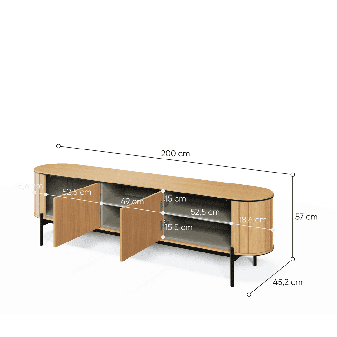 Rotto RT-06 TV Cabinet 200cm - product image 5