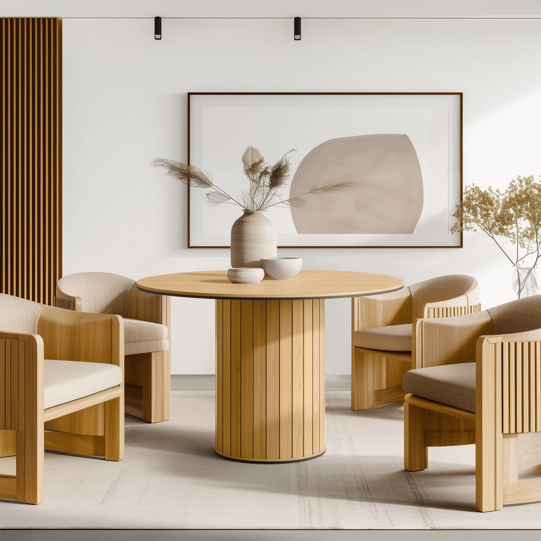 Rotto RT-09 Dining Table 120cm - product image 6