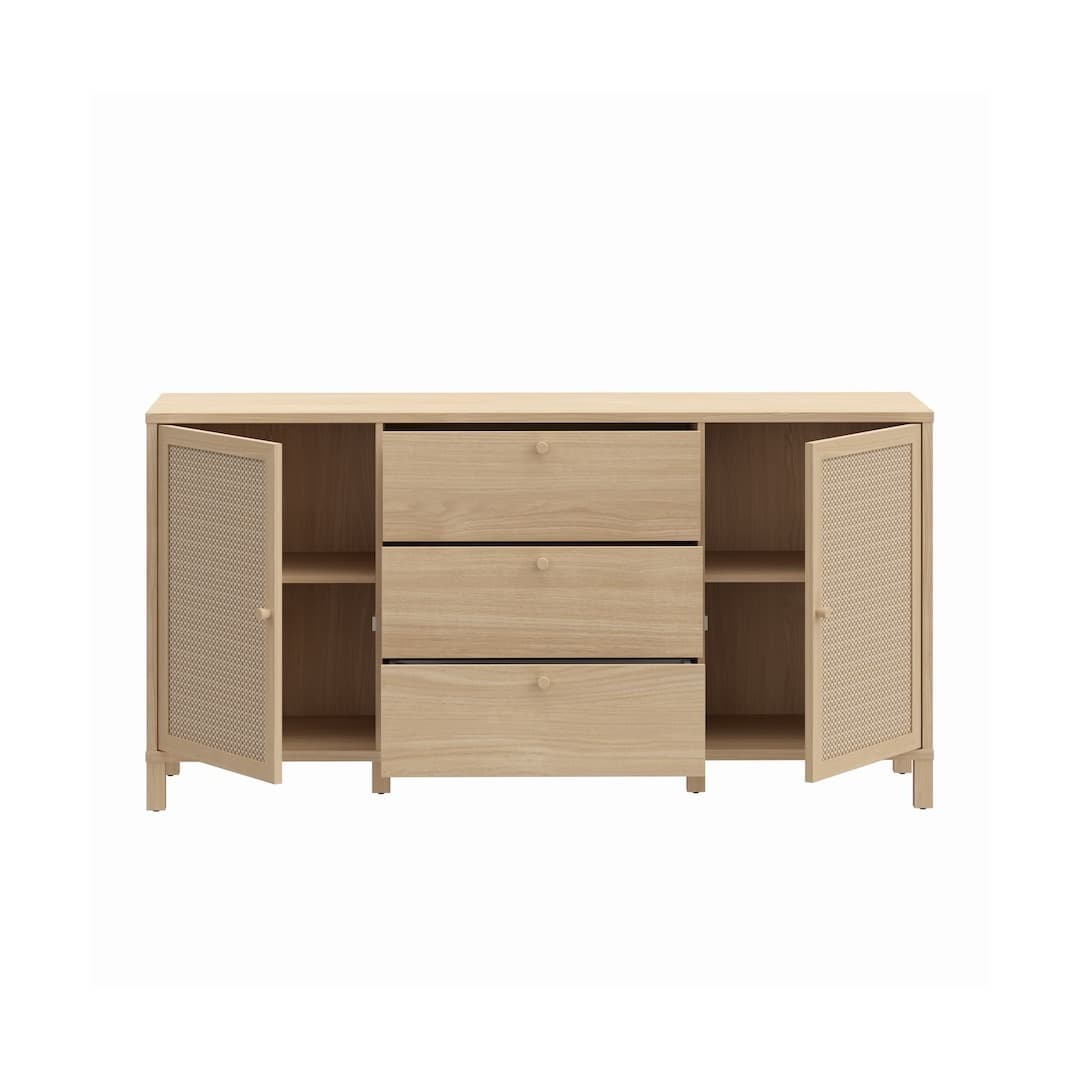 Skelbit Sideboard Cabinet 163cm in Oak Elegant, image 4