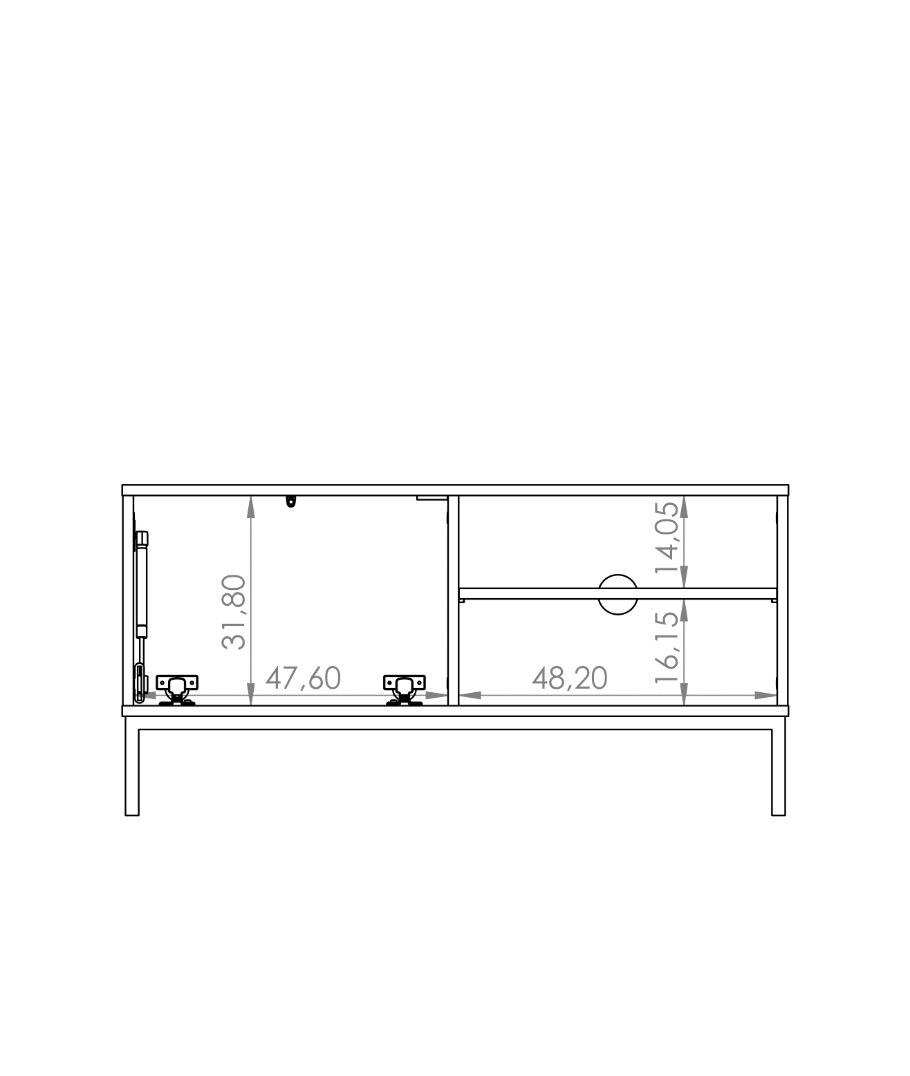 Querty 04 TV Cabinet 101cm