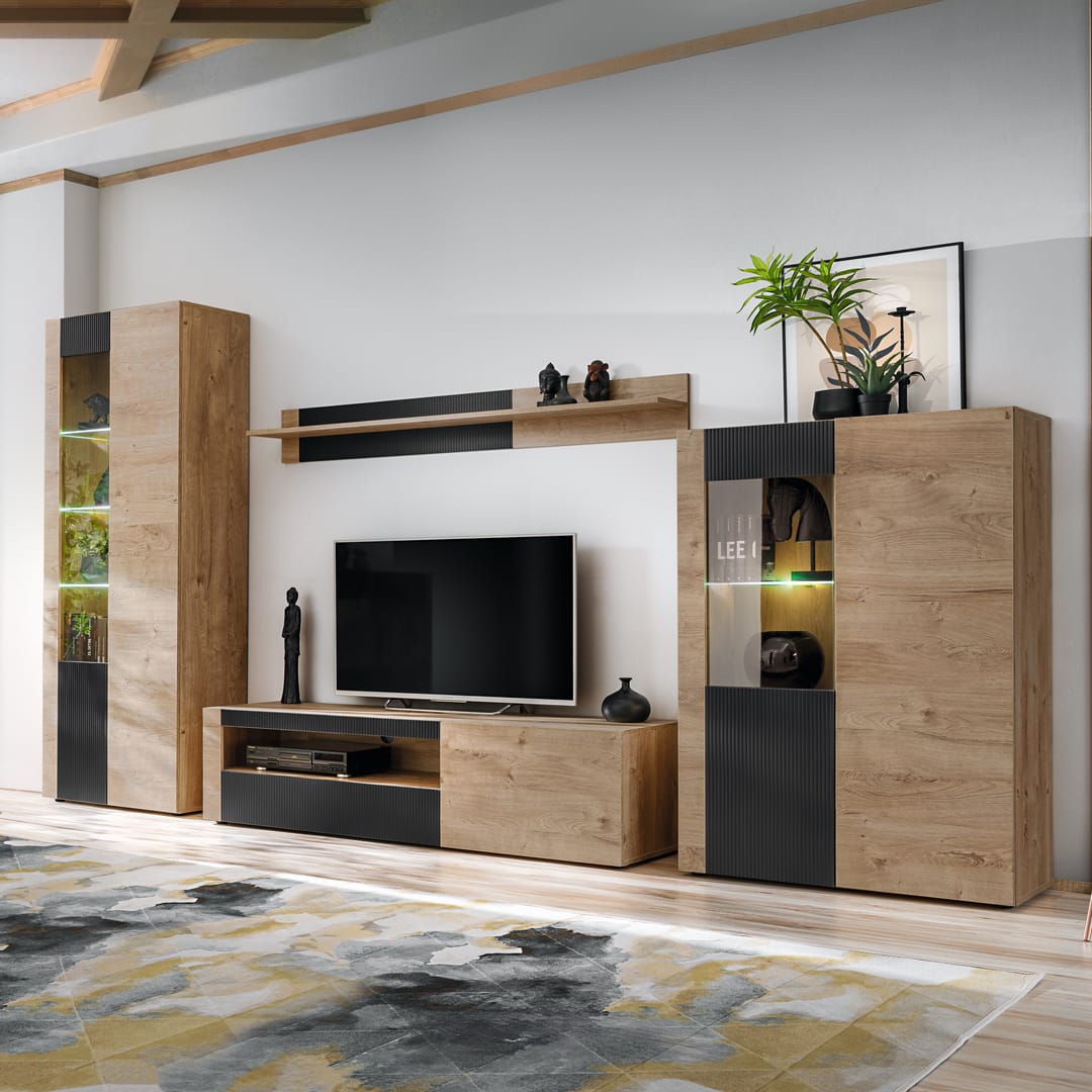 Aron Tall Display Cabinet 70cm