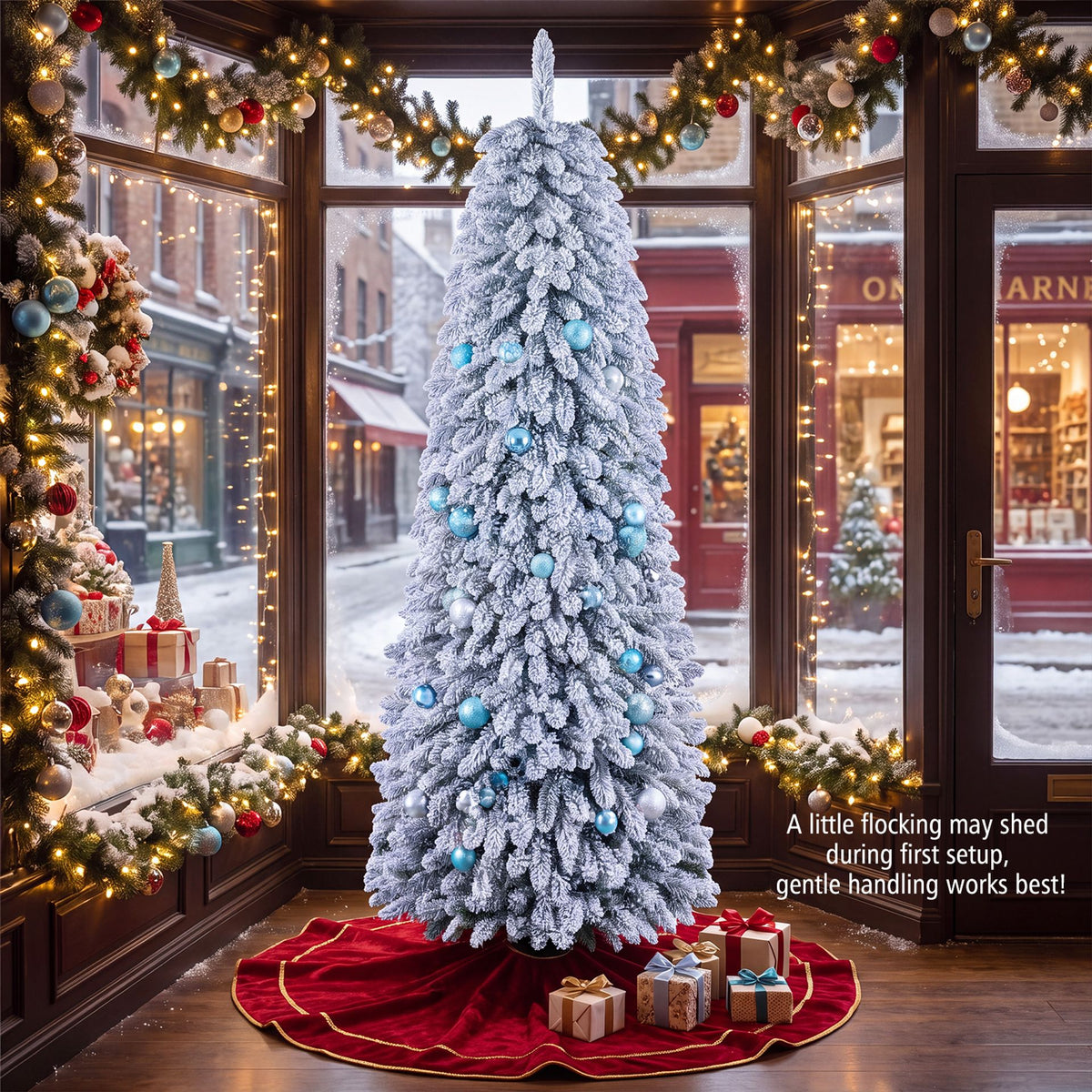 Realistic Collapsible Spruce Tree with 545/705 Full Branch Tips-210CM