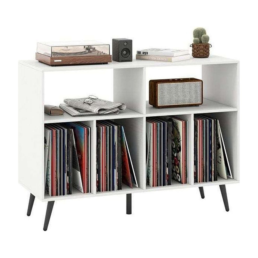 Record Player Stand 3-Tier Turntable Stand-Black