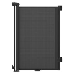 Retractable Safety Barrier up to 140 with Double Locking for Babies and Dogs-Black