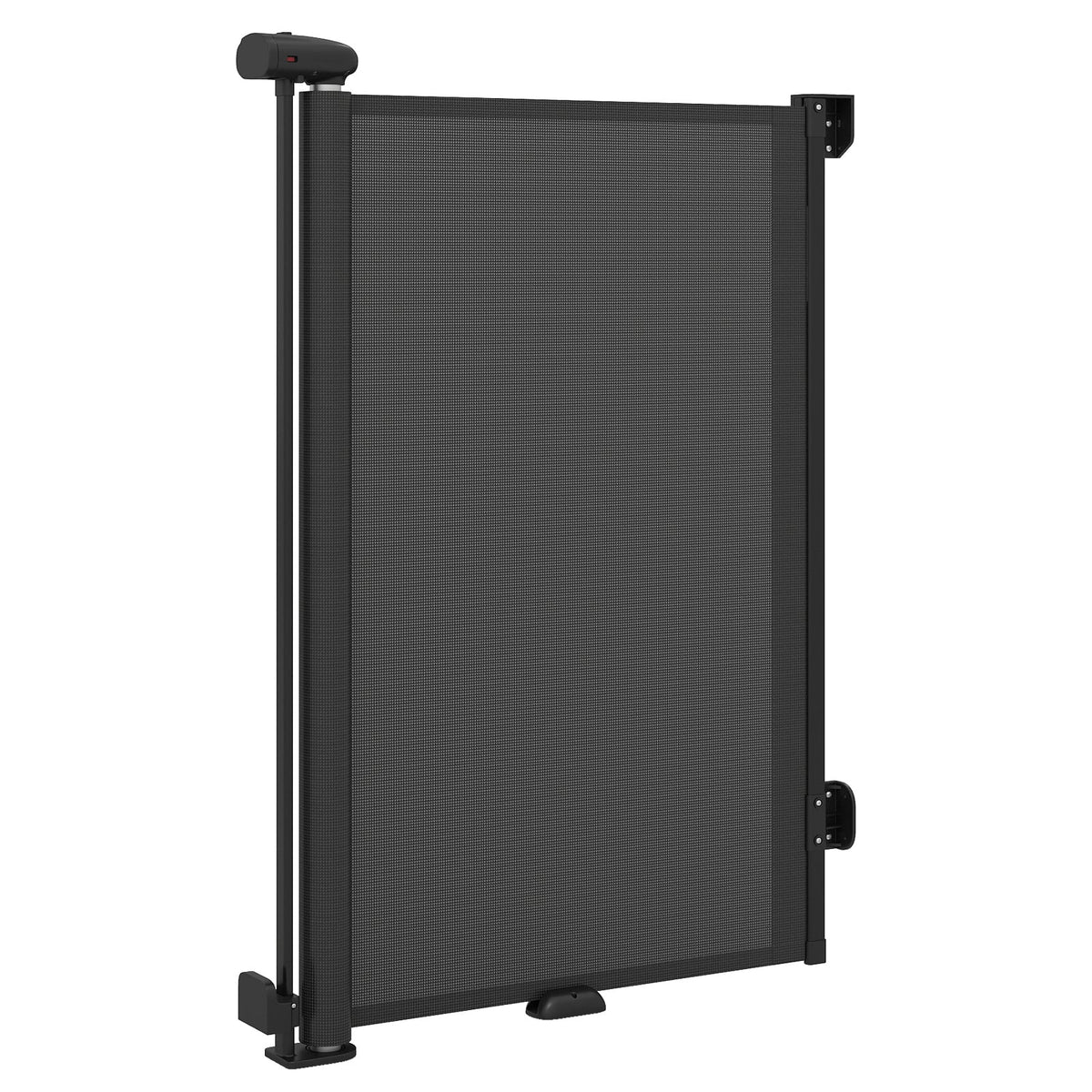 Retractable Safety Barrier up to 140 with Double Locking for Babies and Dogs-Black