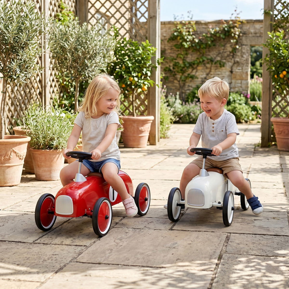 Ride on Push Car Outdoor Toddler Riding Toy for Boys Girls-Red