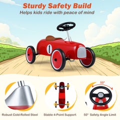 Ride on Push Car Outdoor Toddler Riding Toy for Boys Girls-Red