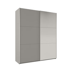 Rodos Sliding Door Wardrobe 200cm in Platinum, image 4