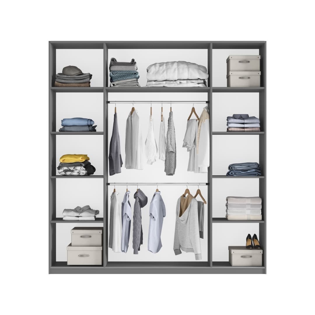 Rodos Sliding Door Wardrobe 200cm, image 6