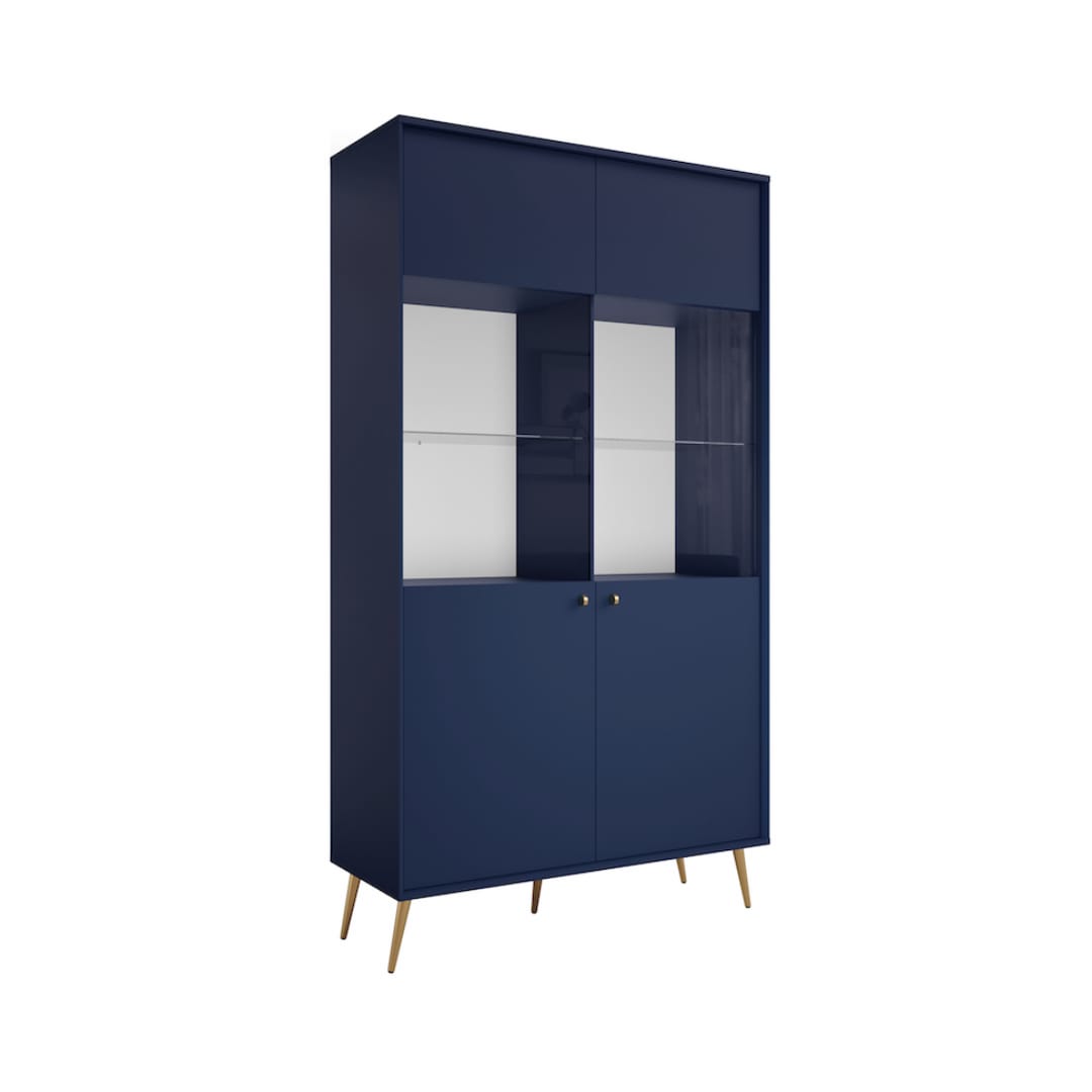 Rose Tall Display Cabinet 106cm