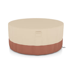 158/181/213 CM Round Patio Furniture Cover-Beige-M
