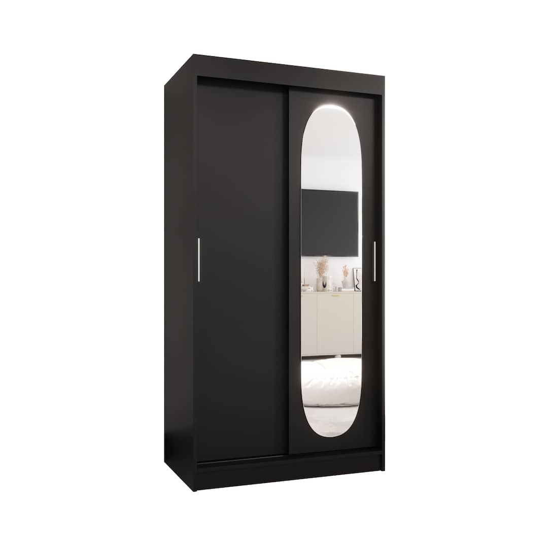 Royal Sliding Door Wardrobe 100cm