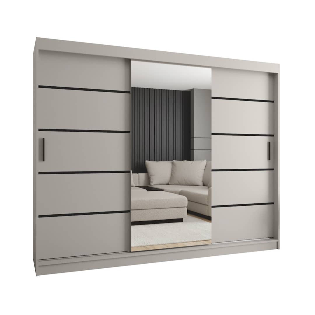 Rubino V2 Sliding Door Wardrobe 250cm