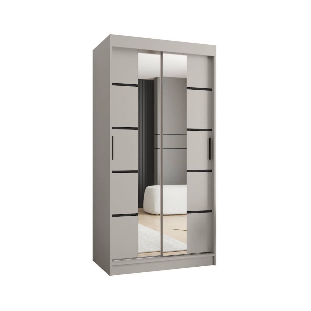 Rubino V4 Sliding Door Wardrobe 100cm - product image 9