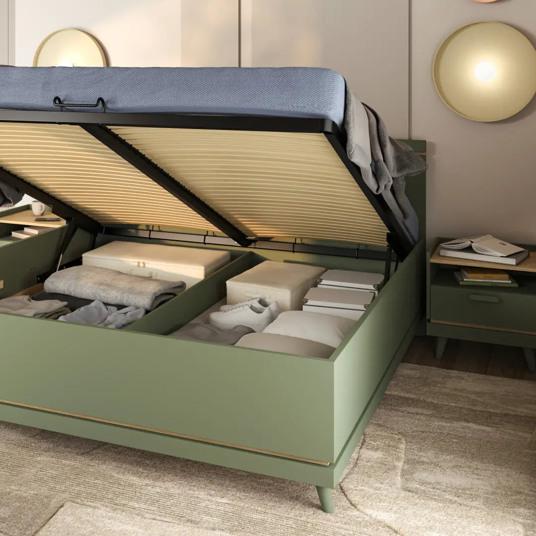 Scandi Ottoman Bed [EU King]