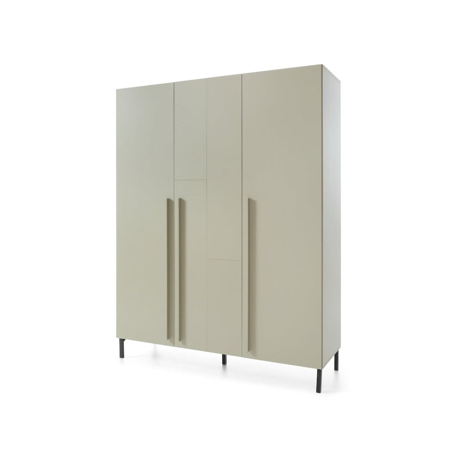 Sergio SE1 Hinged Door Wardrobe 150cm in Eucalyptus