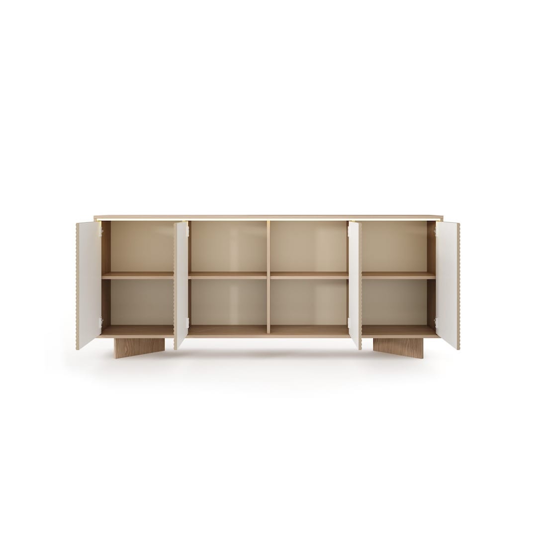 Semi Sideboard Cabinet 204cm