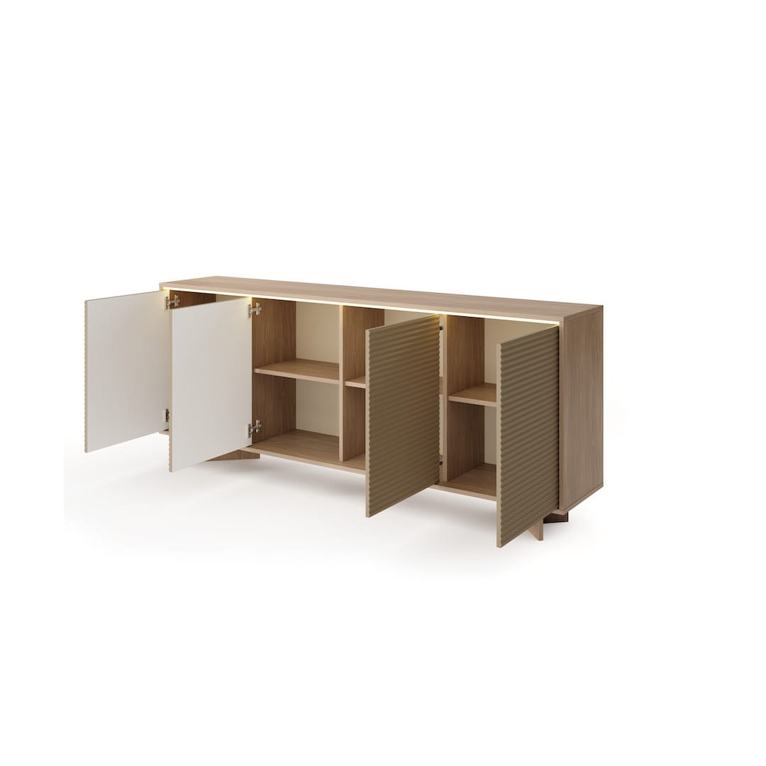 Semi Sideboard Cabinet 204cm