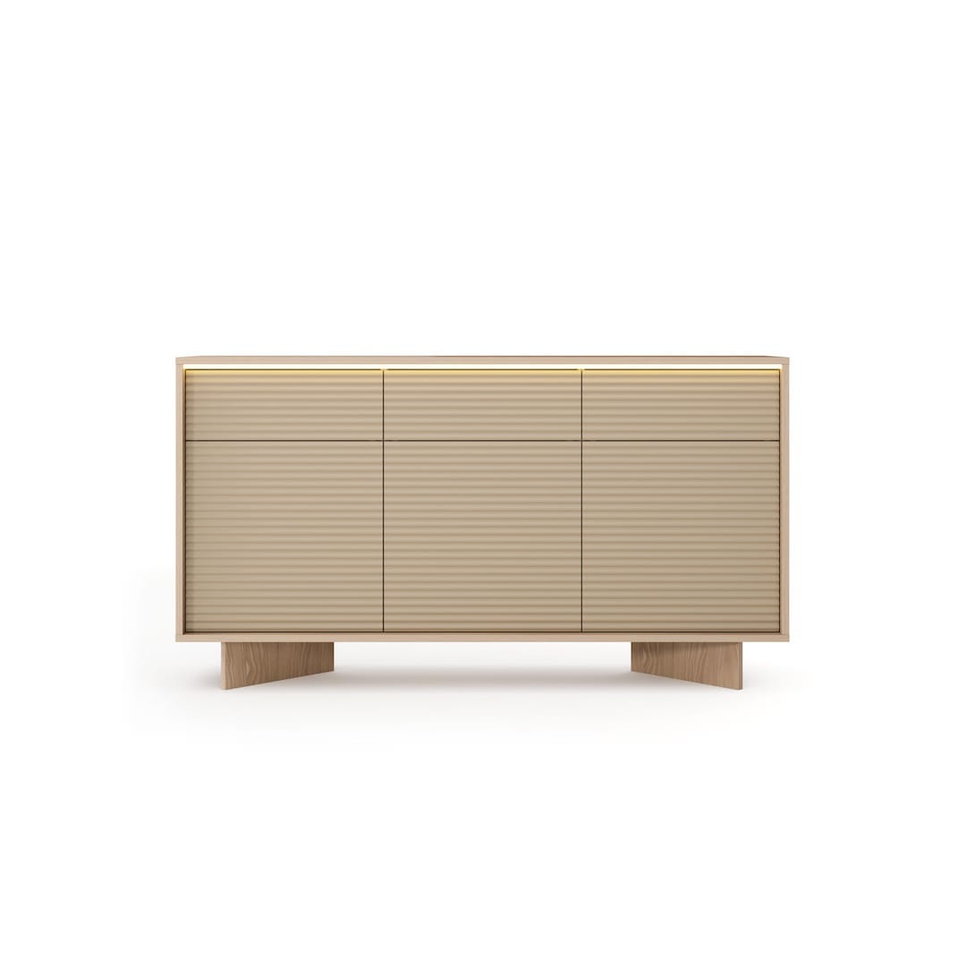 Semi Sideboard Cabinet 154cm