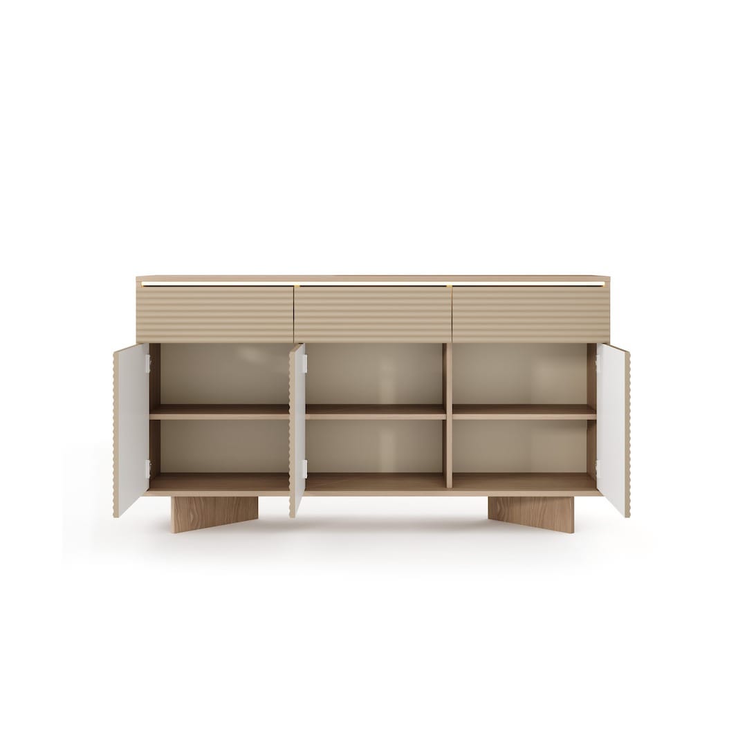 Semi Sideboard Cabinet 154cm