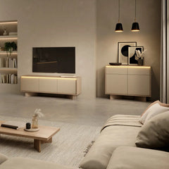 Semi Sideboard Cabinet 154cm