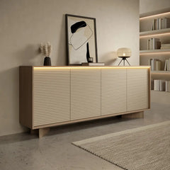 Semi Sideboard Cabinet 204cm