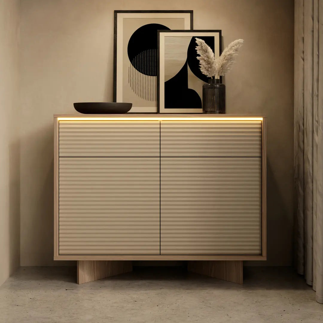 Semi Sideboard Cabinet 104cm