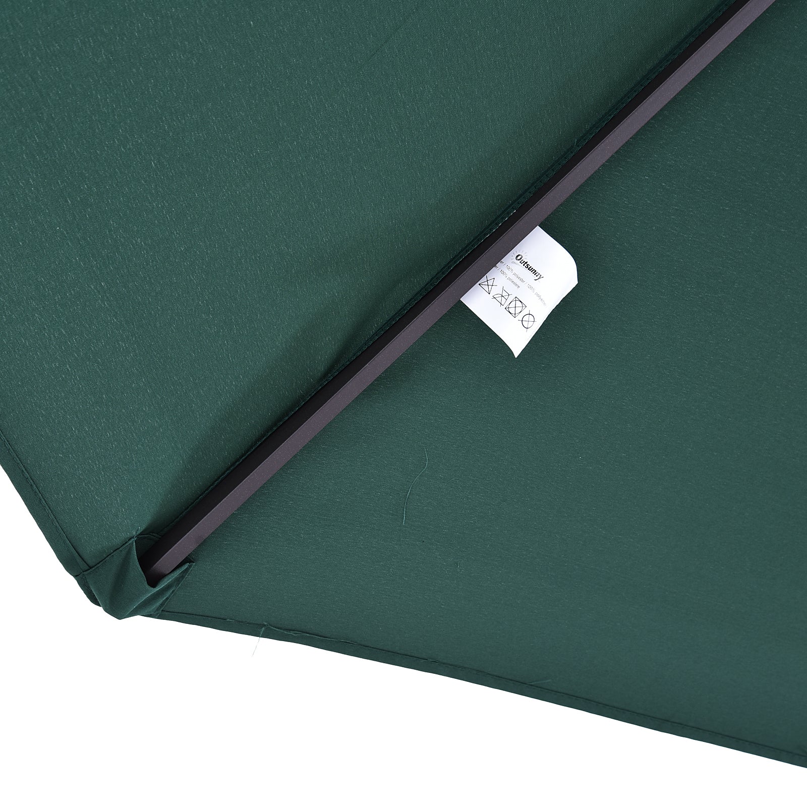Outsunny 4.6m Double Garden Parasol - Green