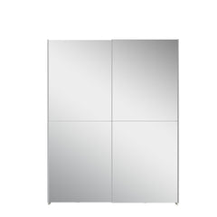 Ballara Sliding Door Wardrobe 150cm in White, image 3
