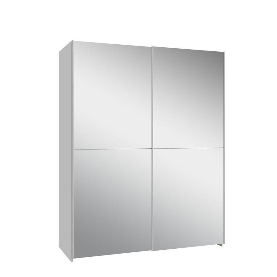 Ballara Sliding Door Wardrobe 150cm in White