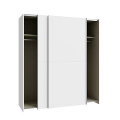 Ballara Sliding Door Wardrobe 170cm in White, image 2