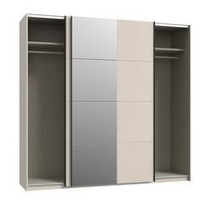 Ingalill Sliding Door Wardrobe 220cm in Sand, image 4