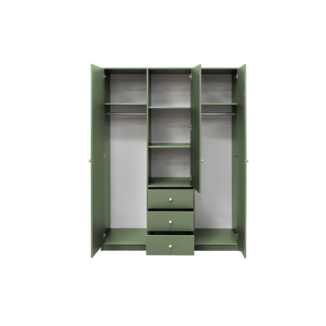 Siena II Hinged Door Wardrobe 149cm, image 3