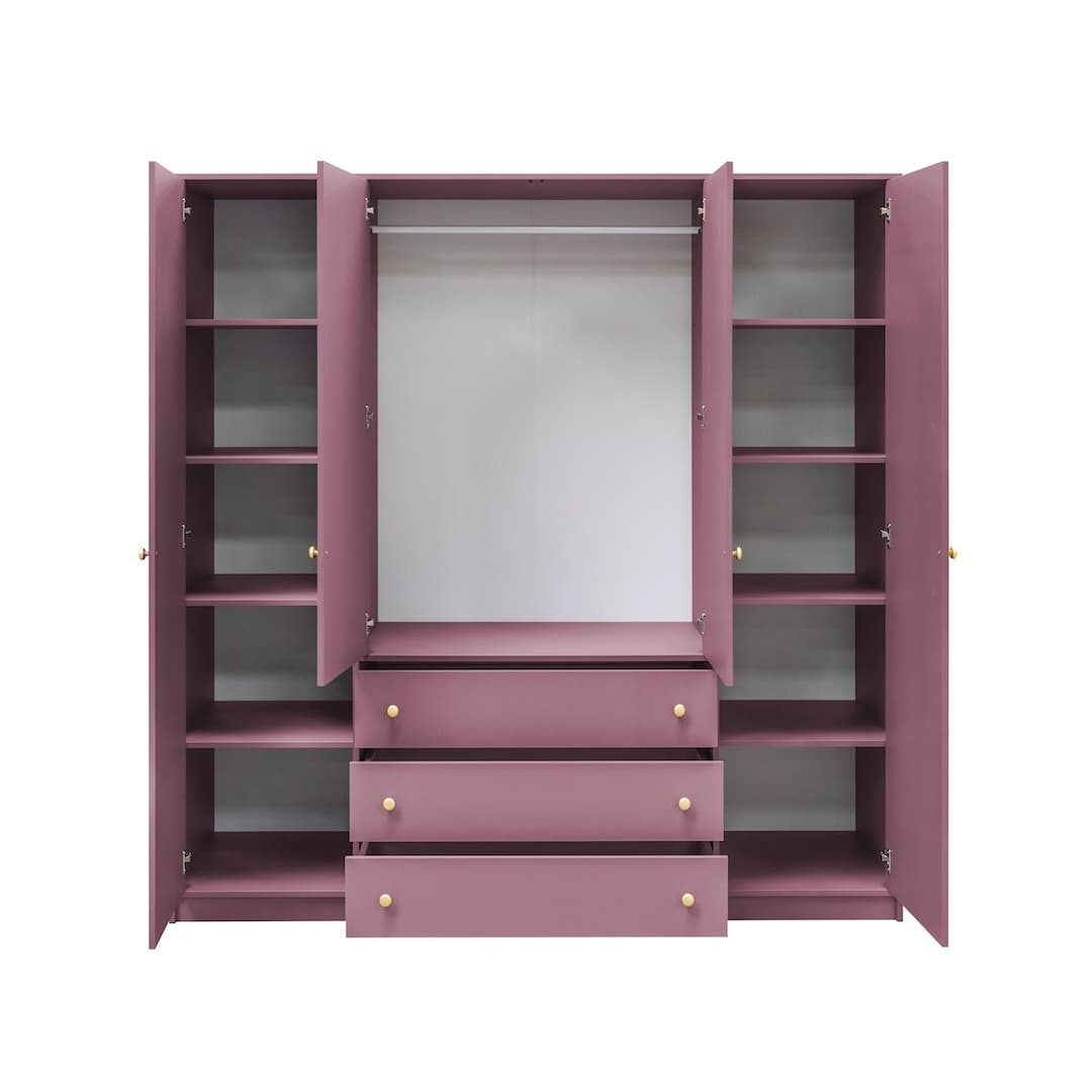 Siena II Hinged Door Wardrobe 196cm, image 3